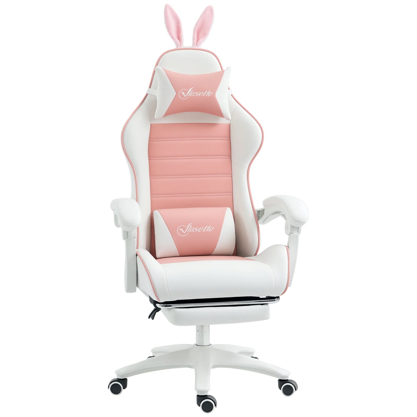 Vinsetto Leather Swivel Gaming Chair with Adjustable Height 65X63X136-142Cm