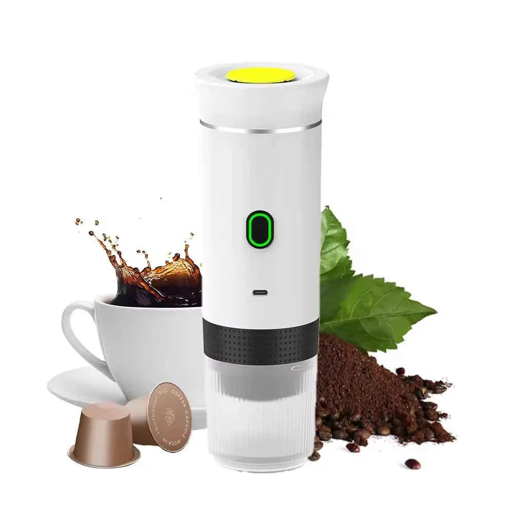 3-in-1 Mini Espresso & Coffee Maker - USB Portable