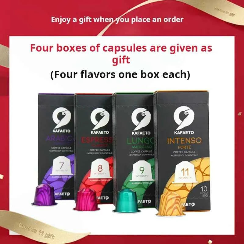 3-in-1 Portable Capsule Coffee Maker - 19 Bar, USB/Battery