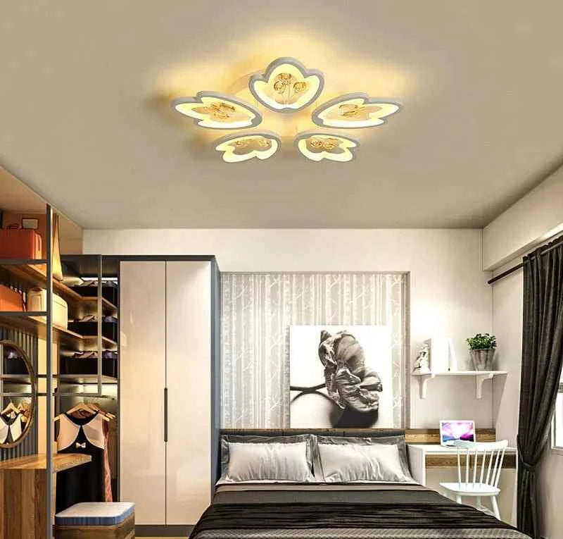 Modern LED Flush Mount Ceiling Light - 3-Color Dimmable