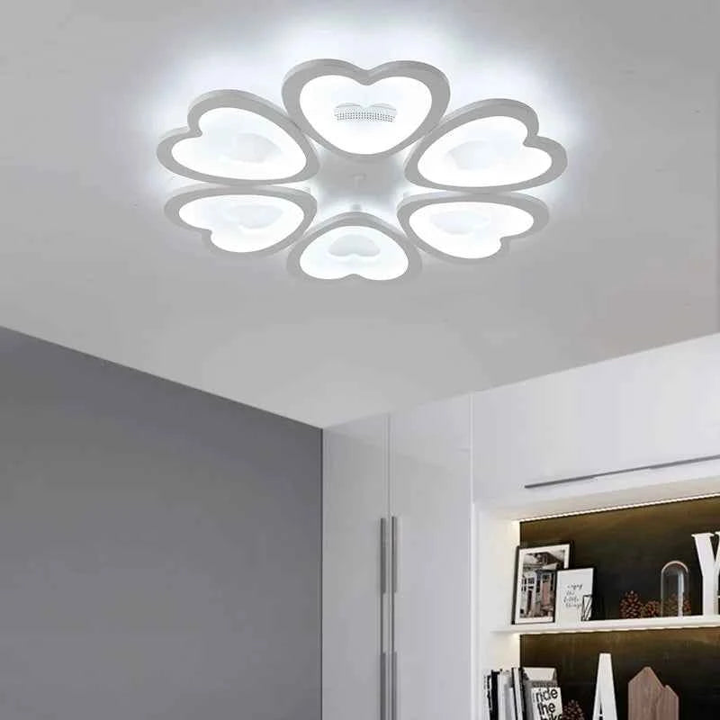 Modern LED Flush Mount Ceiling Light - 3-Color Dimmable