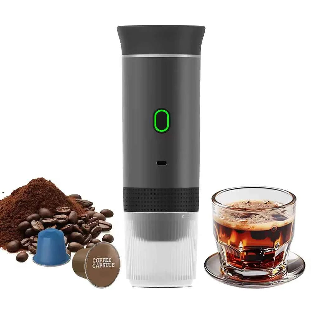 3-in-1 Mini Espresso & Coffee Maker - USB Portable