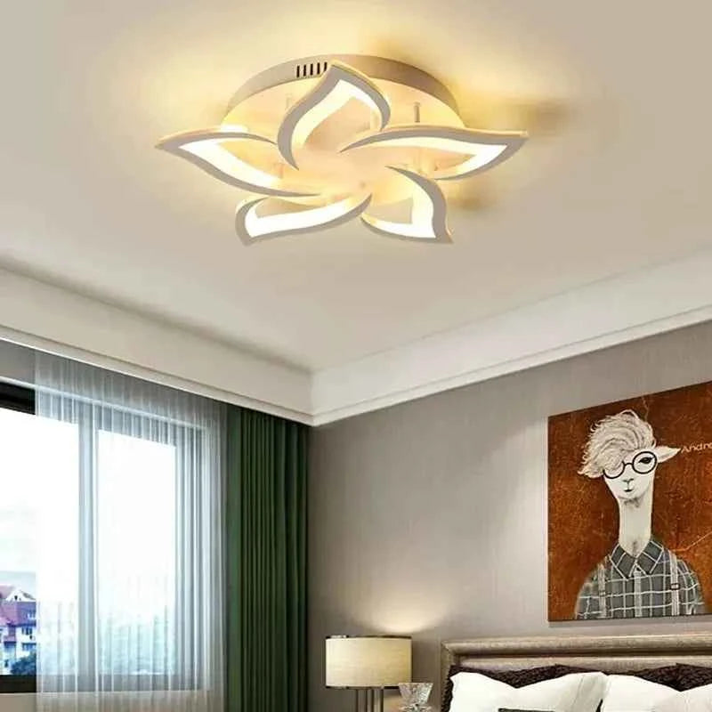 Modern LED Flush Mount Ceiling Light - 3-Color Dimmable