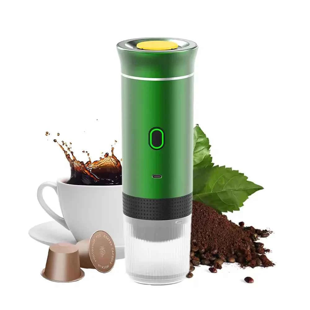 3-in-1 Mini Espresso & Coffee Maker - USB Portable