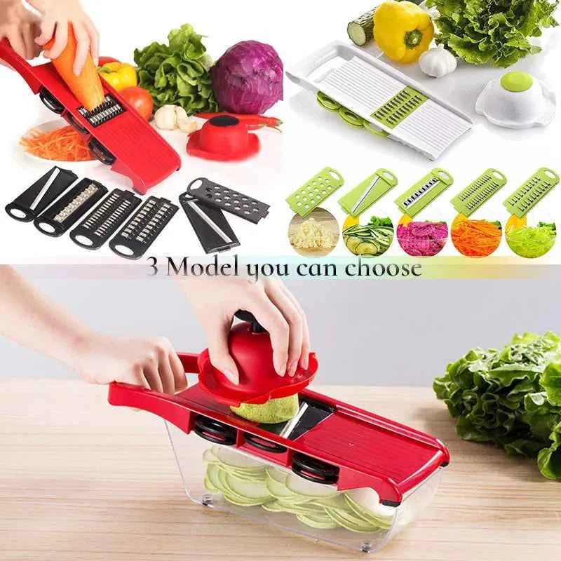 Stainless Steel Vegetable Slicer & Peeler Set