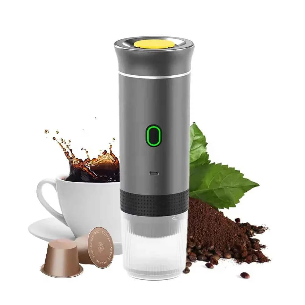 3-in-1 Mini Espresso & Coffee Maker - USB Portable