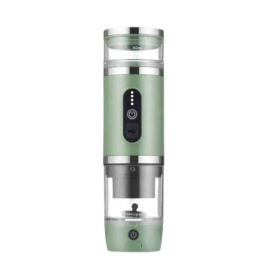 3-in-1 Portable Capsule Coffee Maker - 19 Bar, USB/Battery