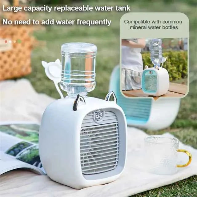 2022 Car Portable Mini Ac Air Cooler With Humidifier Batter New Portable Mini Air Evaporative Cooler Conditioner