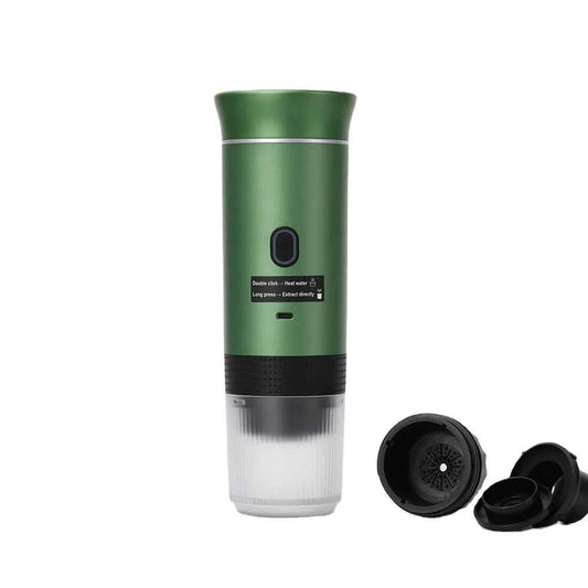 3-in-1 Mini Espresso & Coffee Maker - USB Portable