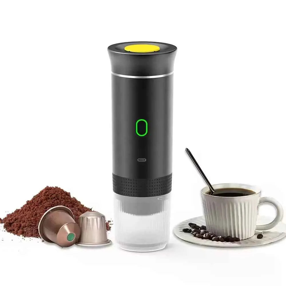 Compact Espresso Machine - USB Rechargeable Coffee Maker