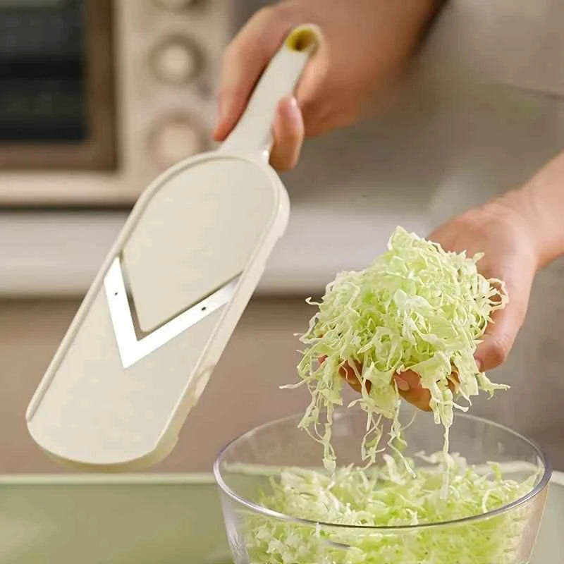 Vegetable Slicer & Cabbage Grater with Cleaning Brush