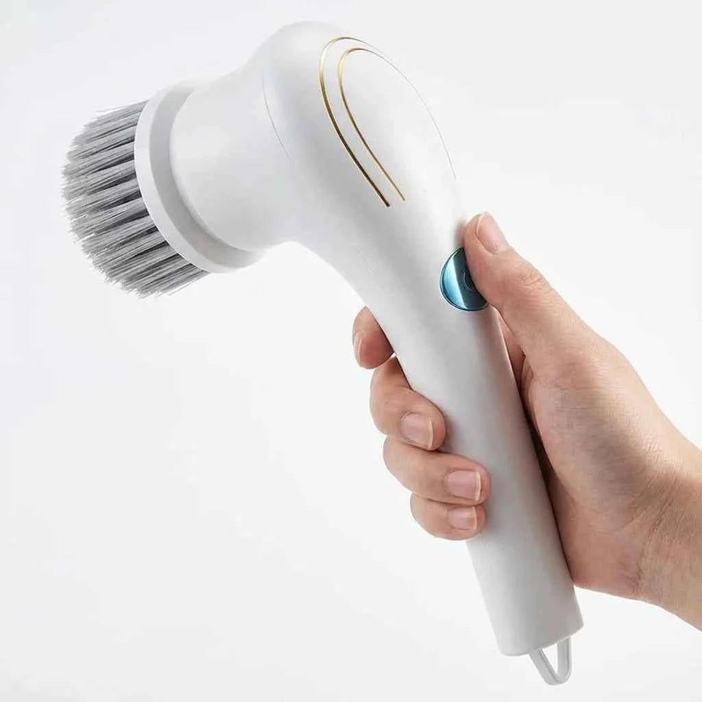 Effortless Electric Grease Scrubber, Rechargeable Cordless Power Cleaning Brush