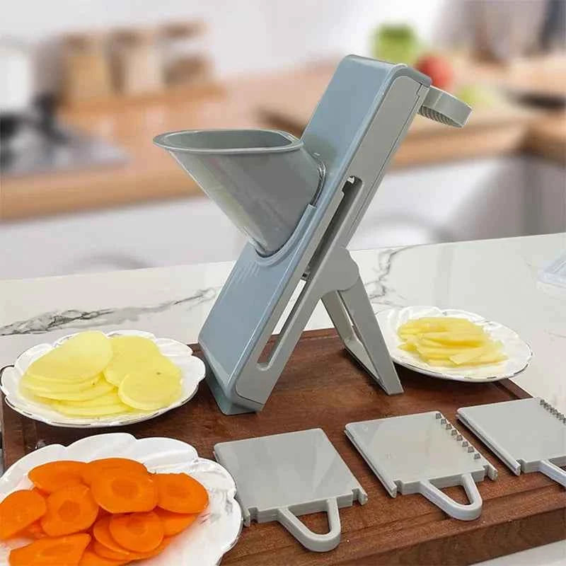 Safe Mandoline Vegetable Slicer with Storage Box
