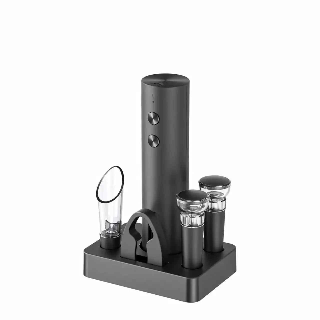 Electric Automatic Wine Opener Set Multifunction Red Wine Pourer & Stopper Ins Style Bottle Opener Gift Set for Home & Kitchen