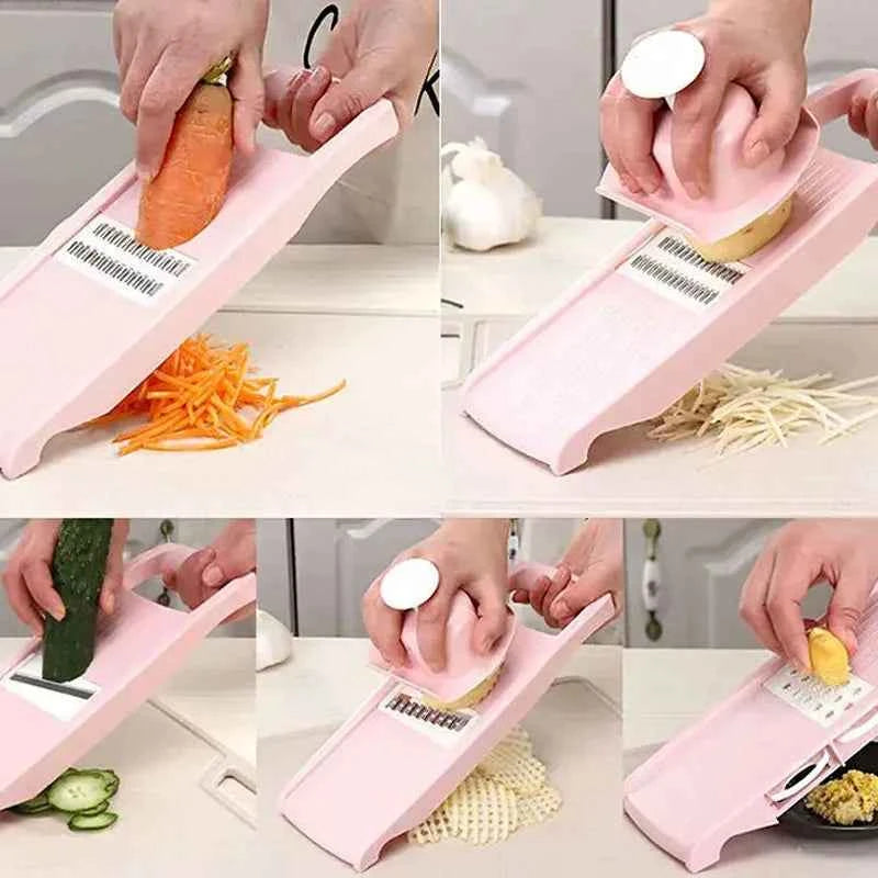 Stainless Steel Potato Slicer & Vegetable Cutter