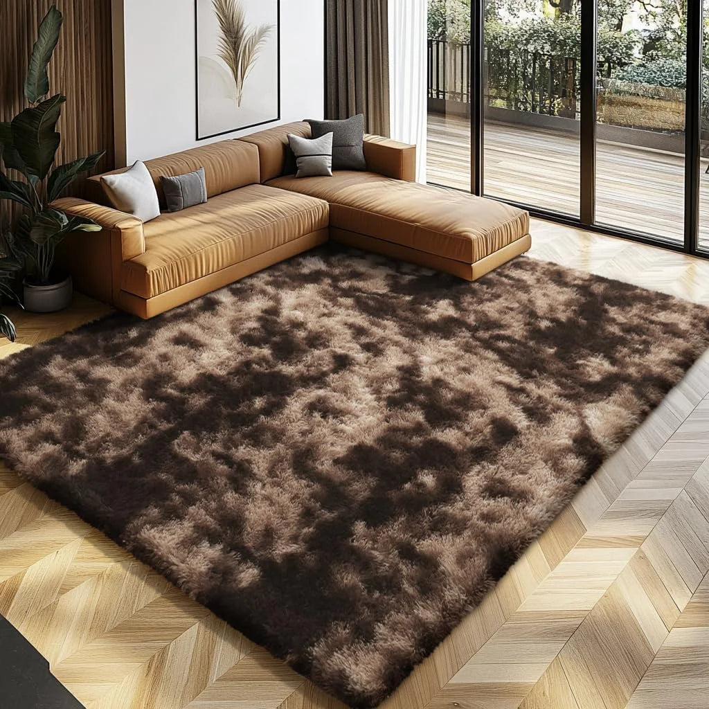 VIKAMA Ultra-Soft Puffy Rug, Bedroom & Living Room Indoor Floor Mat, Nursery Carpet, Children's Girls' Room Home Decor