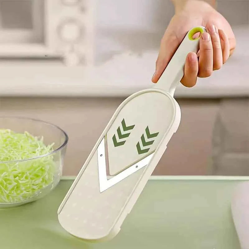 Vegetable Slicer & Cabbage Grater with Cleaning Brush