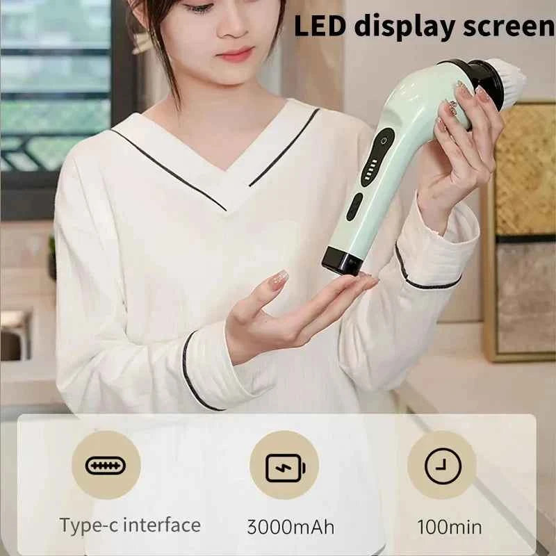 Electric Cleaning Brush Electric Spin Cleaning Scrubber, Bathroom Cleaning Gadgets