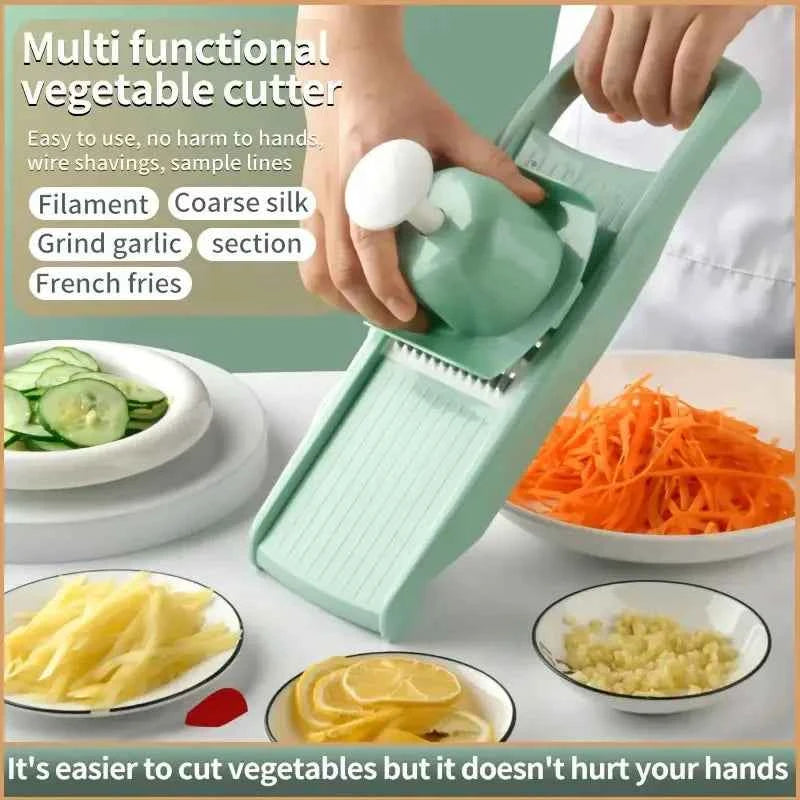 Stainless Steel Potato Slicer & Vegetable Cutter