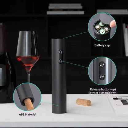 Electric Automatic Wine Opener Set Multifunction Red Wine Pourer & Stopper Ins Style Bottle Opener Gift Set for Home & Kitchen