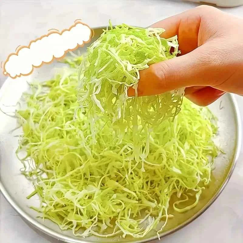 Vegetable Slicer & Cabbage Grater with Cleaning Brush