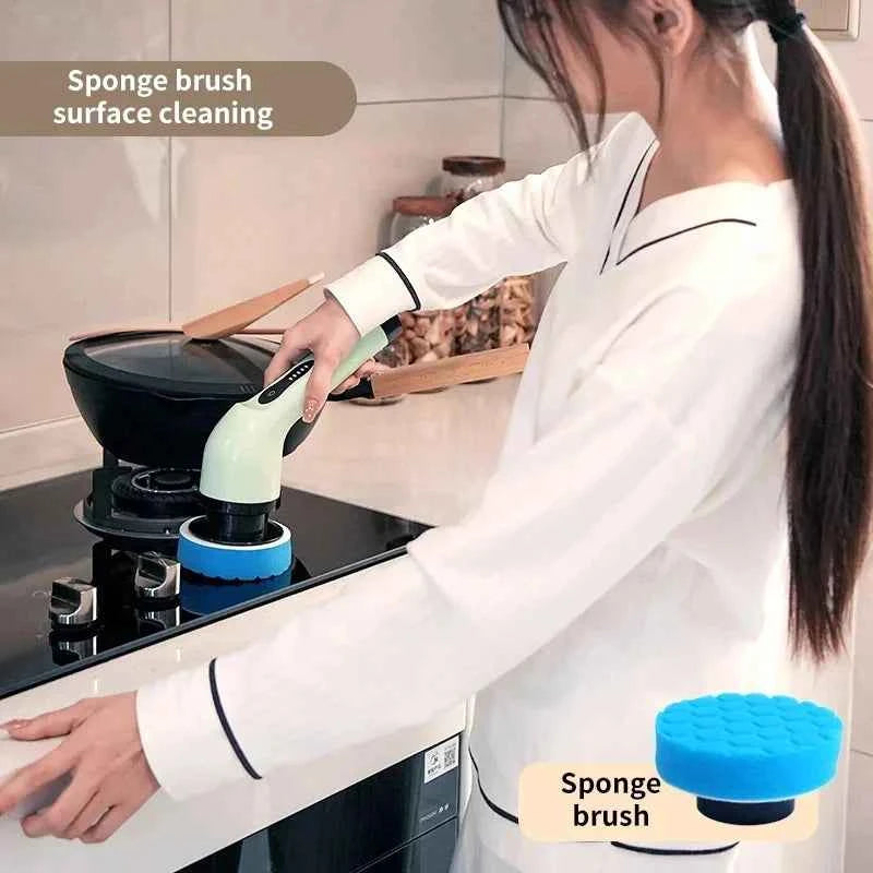 Electric Cleaning Brush Electric Spin Cleaning Scrubber, Bathroom Cleaning Gadgets