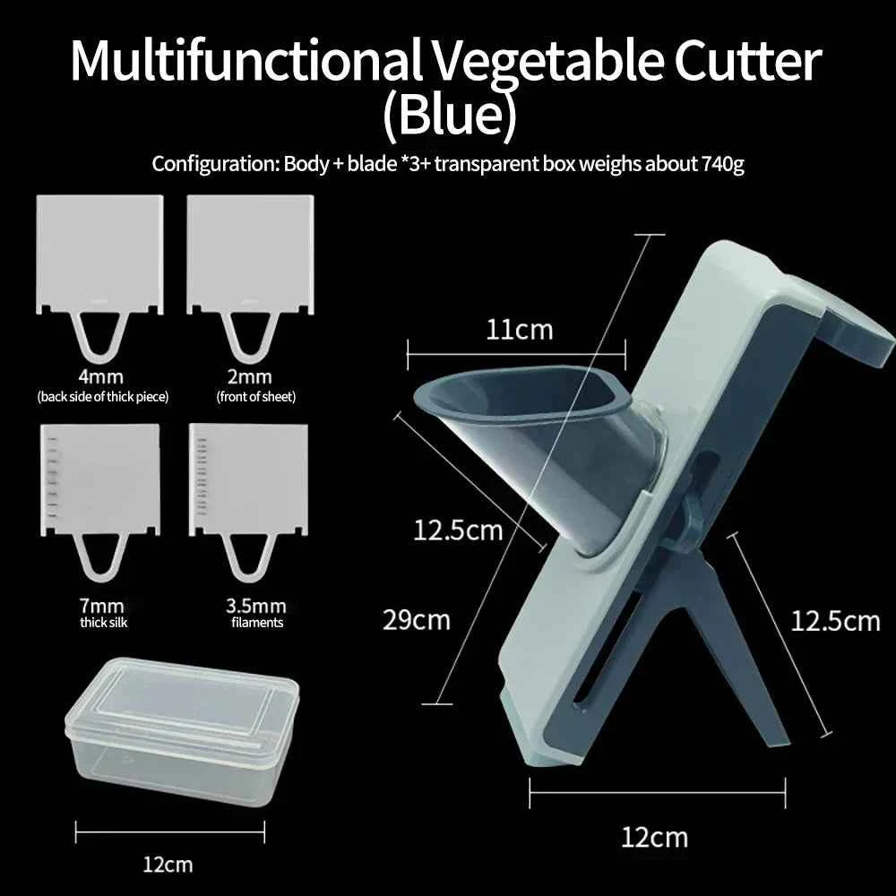 Safe Mandoline Vegetable Slicer with Storage Box