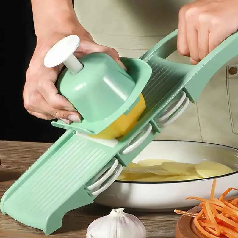 Stainless Steel Potato Slicer & Vegetable Cutter