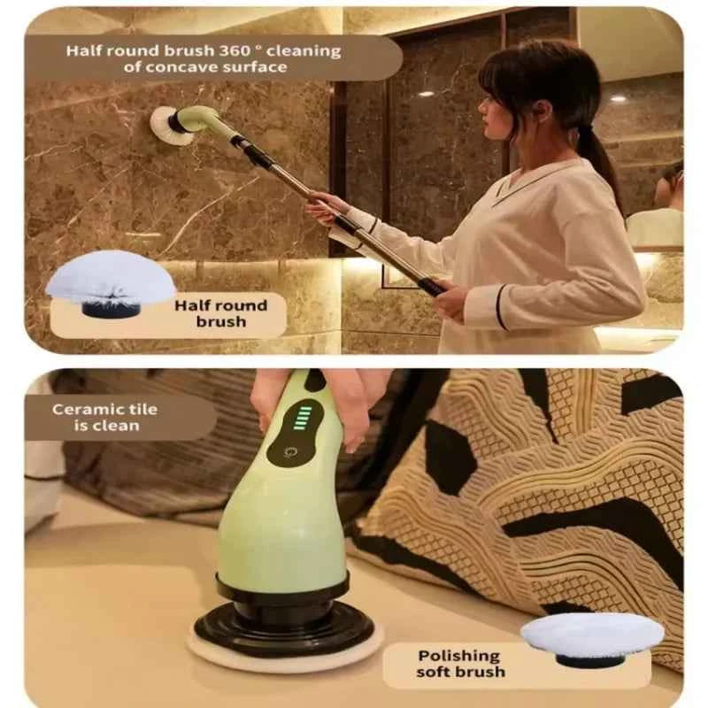Electric Cleaning Brush Electric Spin Cleaning Scrubber, Bathroom Cleaning Gadgets