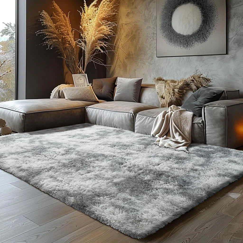 VIKAMA Ultra-Soft Puffy Rug, Bedroom & Living Room Indoor Floor Mat, Nursery Carpet, Children's Girls' Room Home Decor