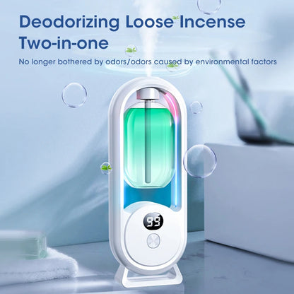 Smart Essential Oil Diffuser 5-Speed Adjustable Speed Household Fragrance Machine Kitchen & Bathroom Deodorizer Atomizer