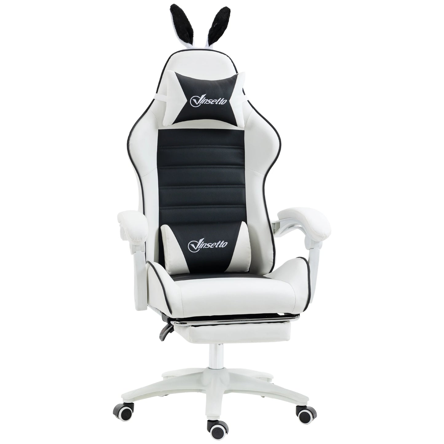 Vinsetto  Leather Swivel Gaming Chair with Adjustable Height 65X63X136-142Cm
