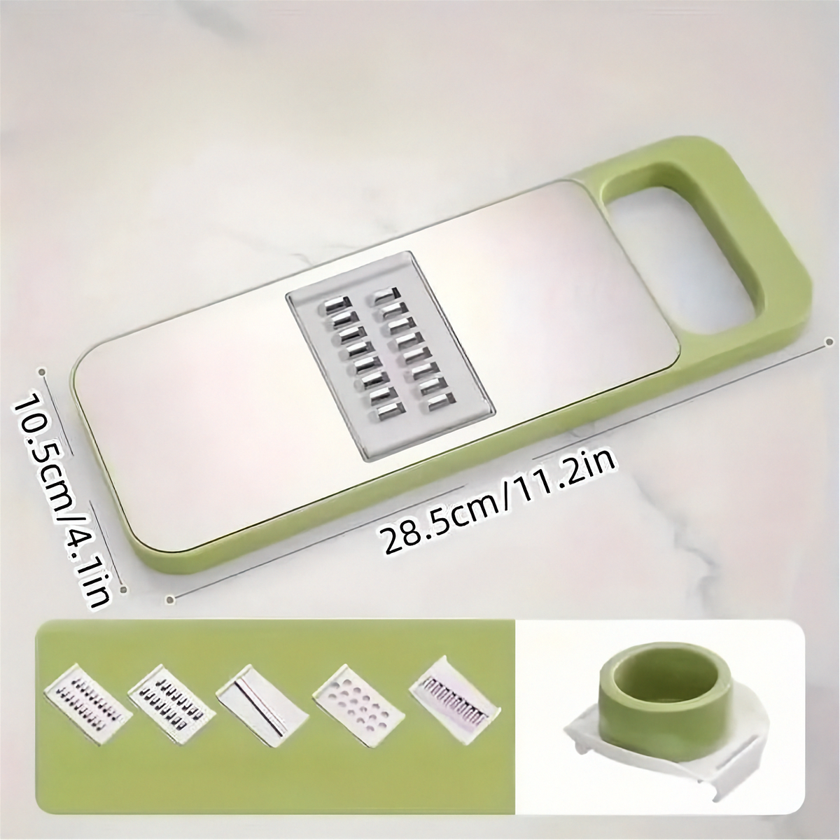 7-in-1 Vegetable Slicer And Grater Set With Interchangeable Blades